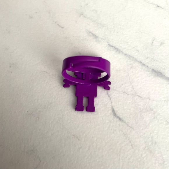 Vintage Purple Nerd Robot Adjustable Ring - Picture 3 of 7